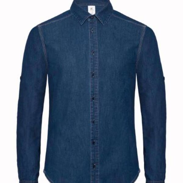 Hemd Denim-Jeans Men Miniaturansicht