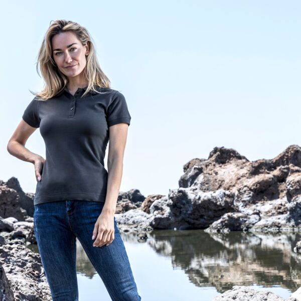 Frauen Poloshirt- figurbetont Miniaturansicht