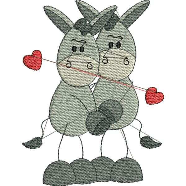 Eselpaar Miniaturansicht