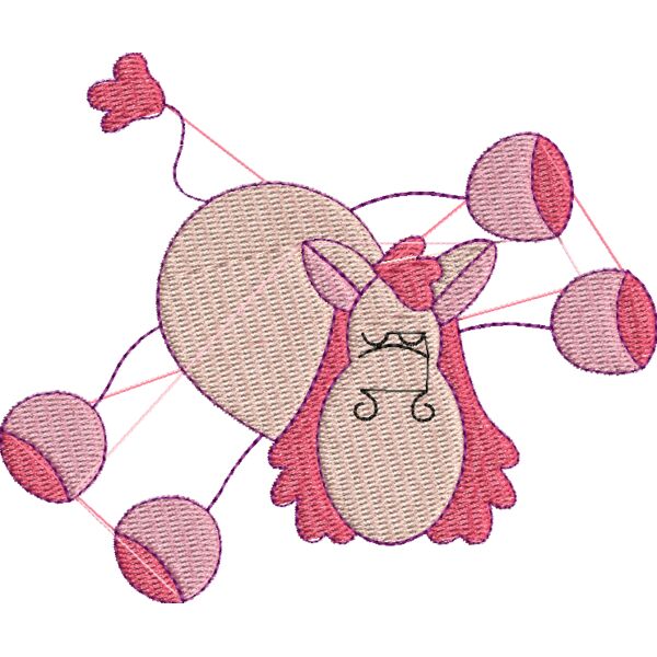 Pferd liegend Augen zu Miniaturansicht