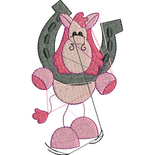 Pferd Hufeisen hängend Miniaturansicht