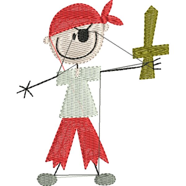 Pirat Schwert rechts Miniaturansicht