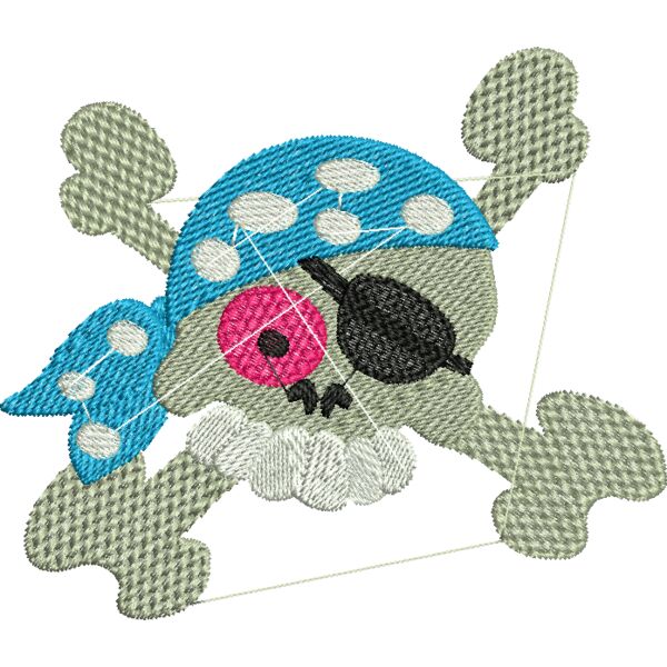 Totenkopf Junge Miniaturansicht