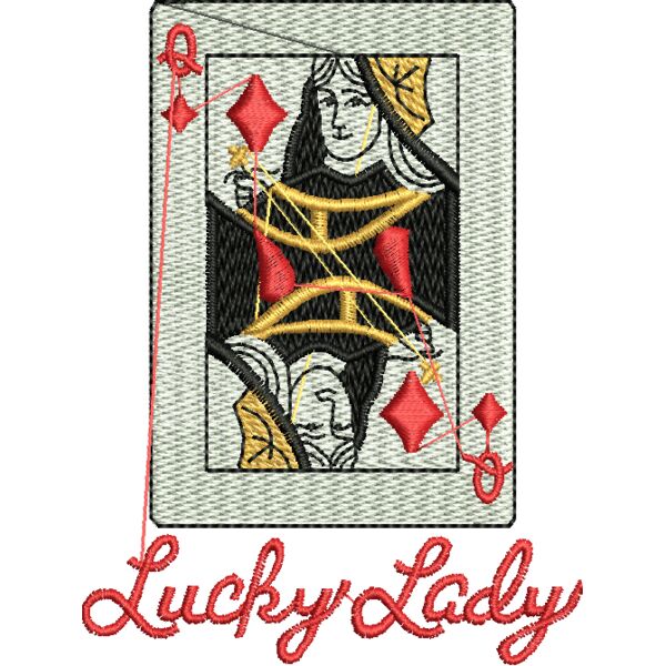 Karte Lucky Lady Miniaturansicht